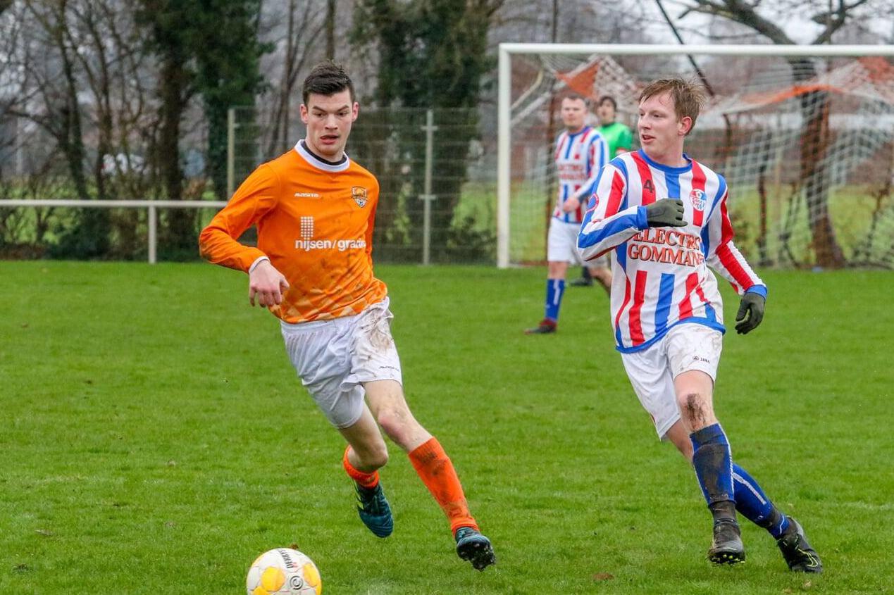 Stiekem denkt Leunen-aanvoerder Tom Riensema al aan de laatste speeldag